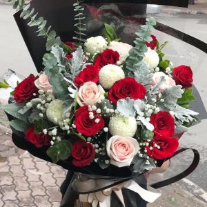 bó hoa hồng tuyệt đẹp tặng người thân thương
