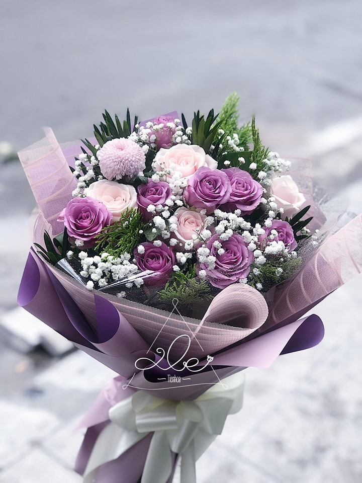 Tặng hoa hồng sinh nhật màu tím có ý nghĩa gì  HOA TƯƠI VŨNG TÀU  HOA  TƯƠI MINH TÂM  ĐIỆN HOA VŨNG TÀU